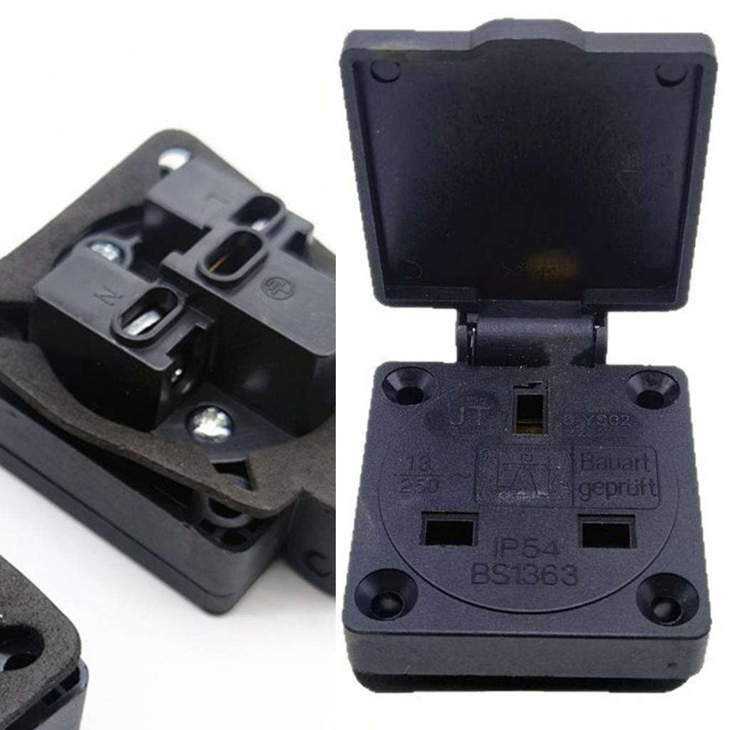 Industrial Waterproof Socket Dustproof Outlet with Cover Electrical Wiring Receptacle Outlet for Gasoline Generator