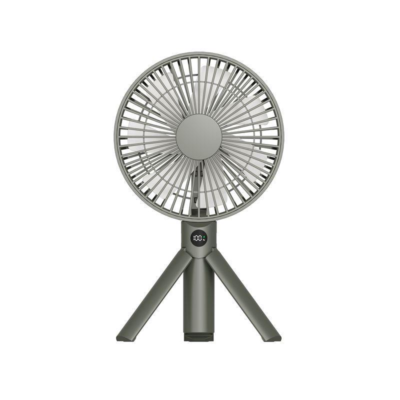 Portable Outdoor Tripod Fan: Foldable & Dual-Use for Camping and Desktop Outdoor Tripod Fan Handheld Desktop
