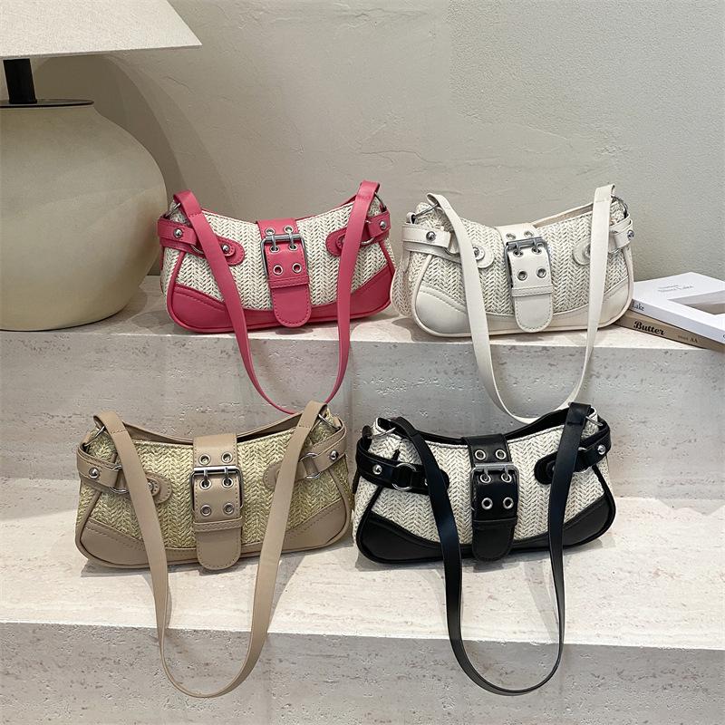 Vintage Girl Style Crossbody Bag, Small Niche Crescent-shaped Bag, Single Shoulder Strap Bag