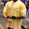 Myba Men's Elastic Muscle Training Short-Sleeve Summer Fitness T-Shirt for Running