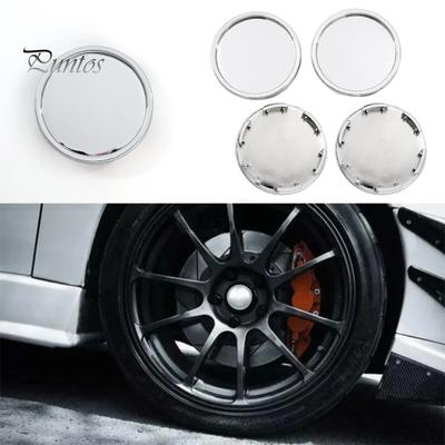 4 Pcs Hubcaps 58mm Outer Diameter 56mm Inner Diameter Car Wheel Center Hub Caps Easy Install Universal Tire Rim Cap Covers