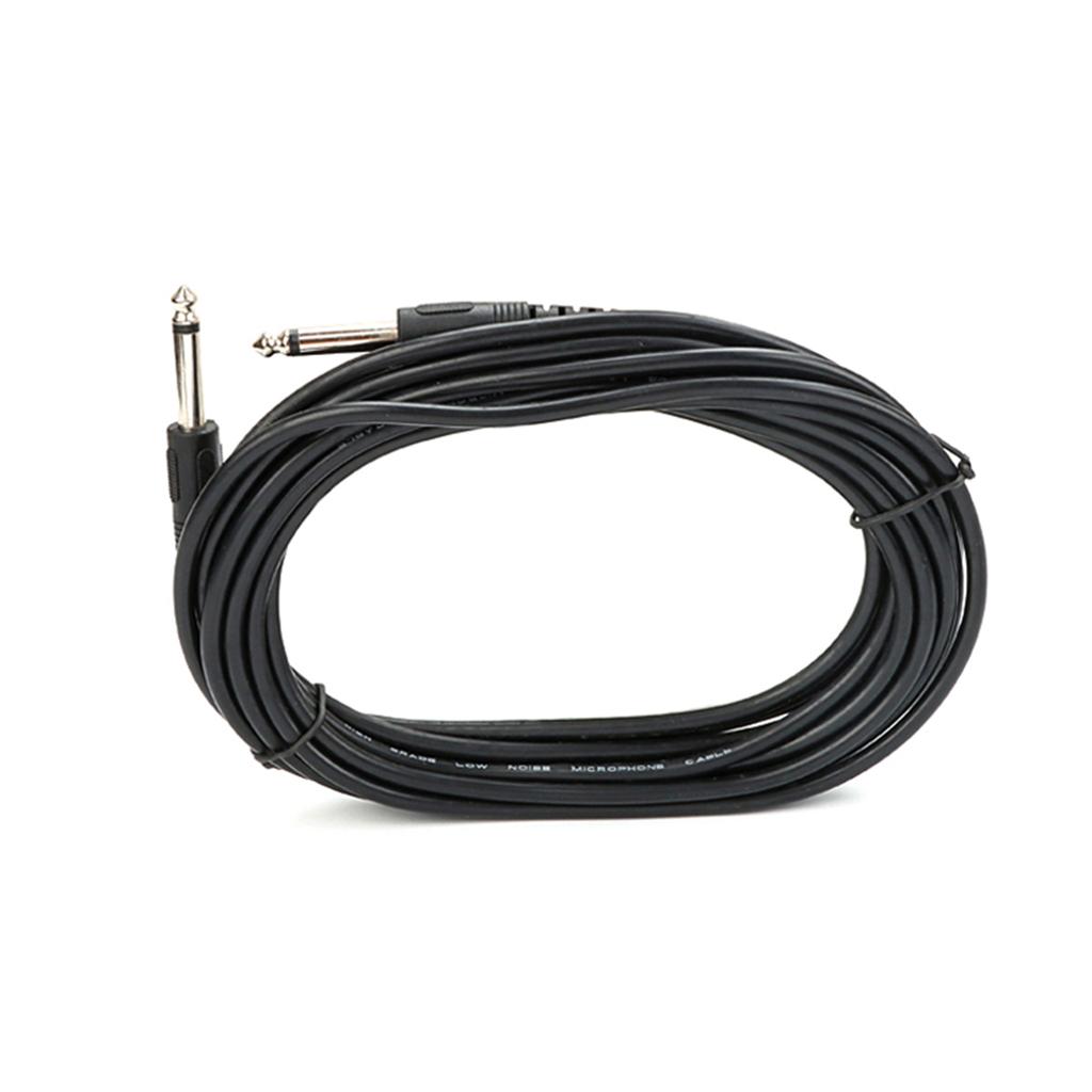 Guitar Lead Instrument Cable 5 Meters Profession Noiseless Guitar Bass Cable Cord Straight To Straight Instrument Cables