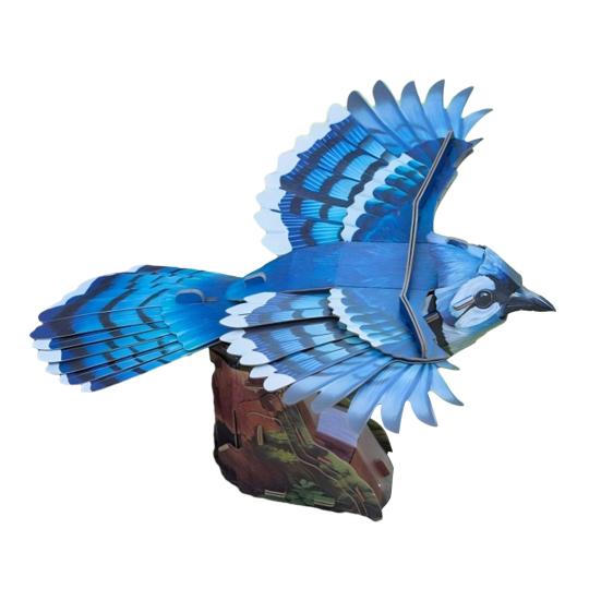 1 Set Bird Assembly Kit 3D Paper Bird Model Cardboard Animal Building Puzzle Toy DIY Craft Decoration Kids Adults Bird Lovers Gift