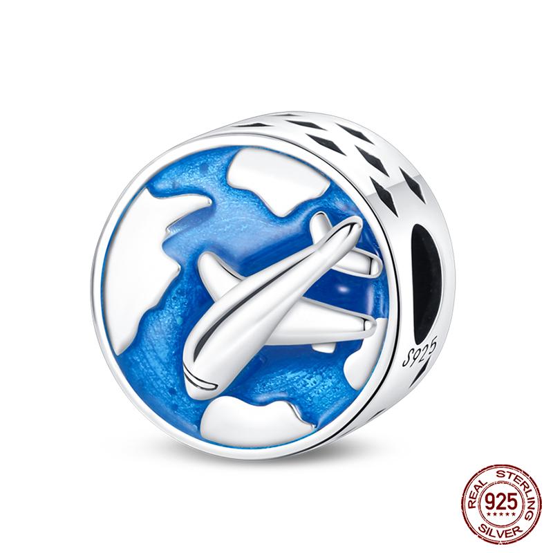 Fashion Copper Astronaut Space Series Charms Beads Fit Qikaola Original Bracelets Diy Anniversary Jewelry