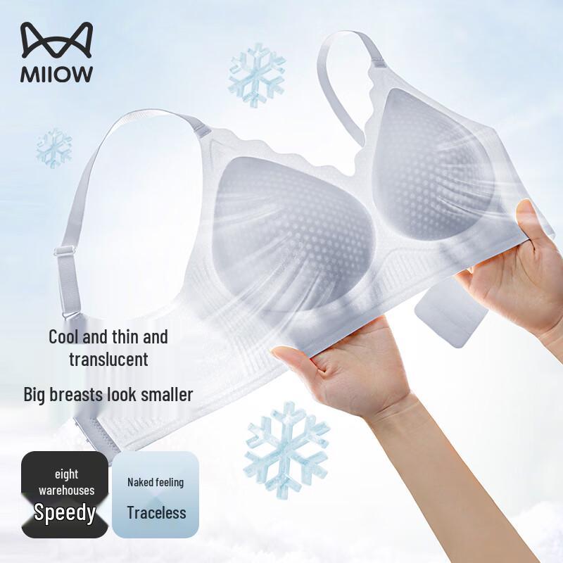 MiiOW Honeycomb 2.0 Ice Silk Wire-Free Bra L