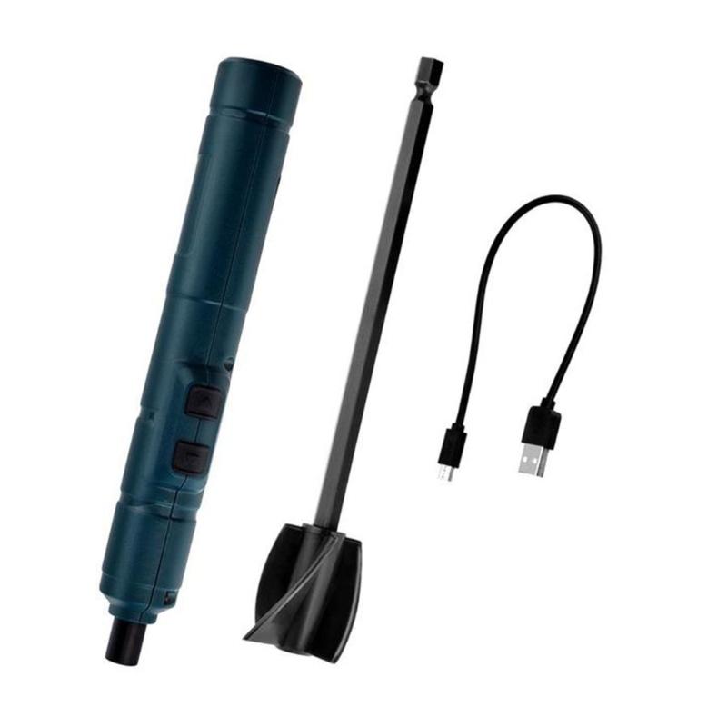 

Plastic Paint Stirrer Putty Powder Stirring Rod Plastic Cement Paint Mixer Paddles Electric Stirring Rod Cement Agitator 1