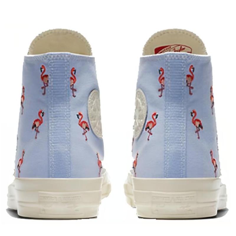Converse Chuck Taylor All Star 1970s Flamingo High-top Canvas Shoes Unisex Blue White
