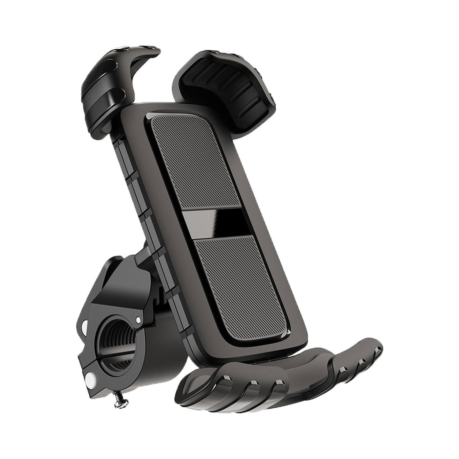 

Shockproof Phone Holder for Motorcycles and Bicycles - Stable, Absorbing Design for Electric Scooters and Mountain Bikes серый