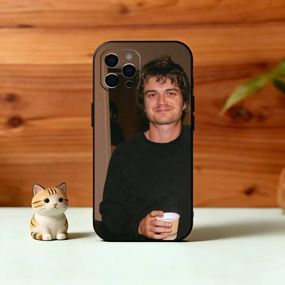 J-Joe K-Keery Actor Phone Case For iPhone 17,16,15,14,13,12,11 Plus,Pro Max,XS,Soft Silicone Black Cover