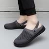 Women Slippers Casual Men Color Sandals Backless Summer Slip On Clogs Black Lightweight Couple Beach Shoes Large Size