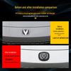 Changan UNIV Modified Car Black Carbon Fiber Logo Stickers for Front, Rear, and Steering Wheel