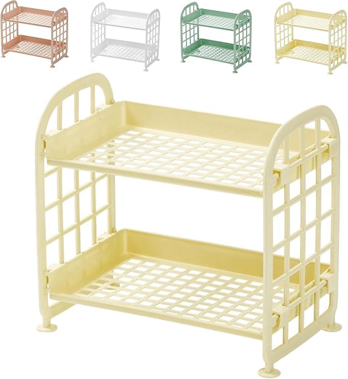 

Desktop New Mini Small Item Multifunctional Desktop Small Item Desktop Cosmetic Easy Suitable for Suitable for Stationery and Office Supplies Rack,