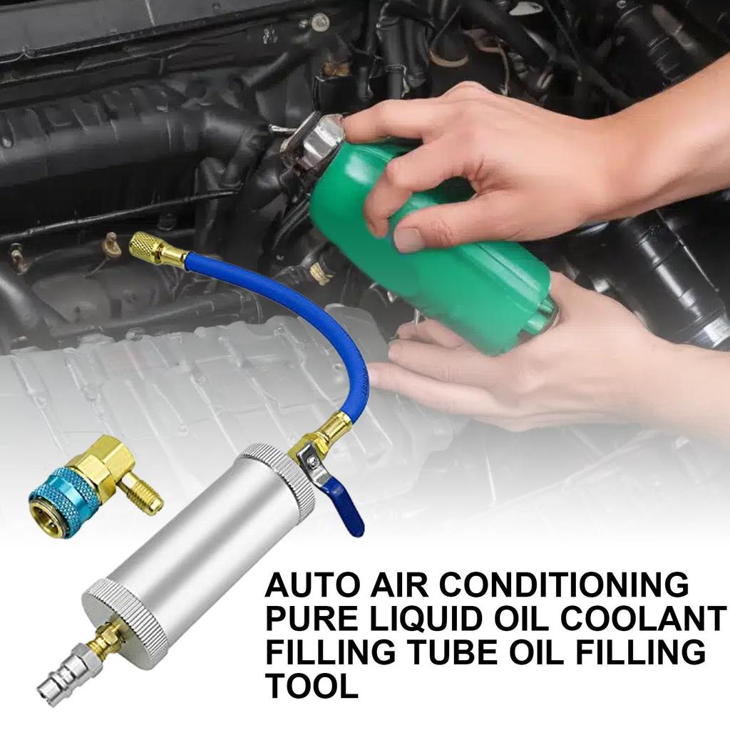 Air Conditioning Oil Injector AC Oil Dye Injector Leak Detection Tools For Home Users Professionals Business Users HVAC