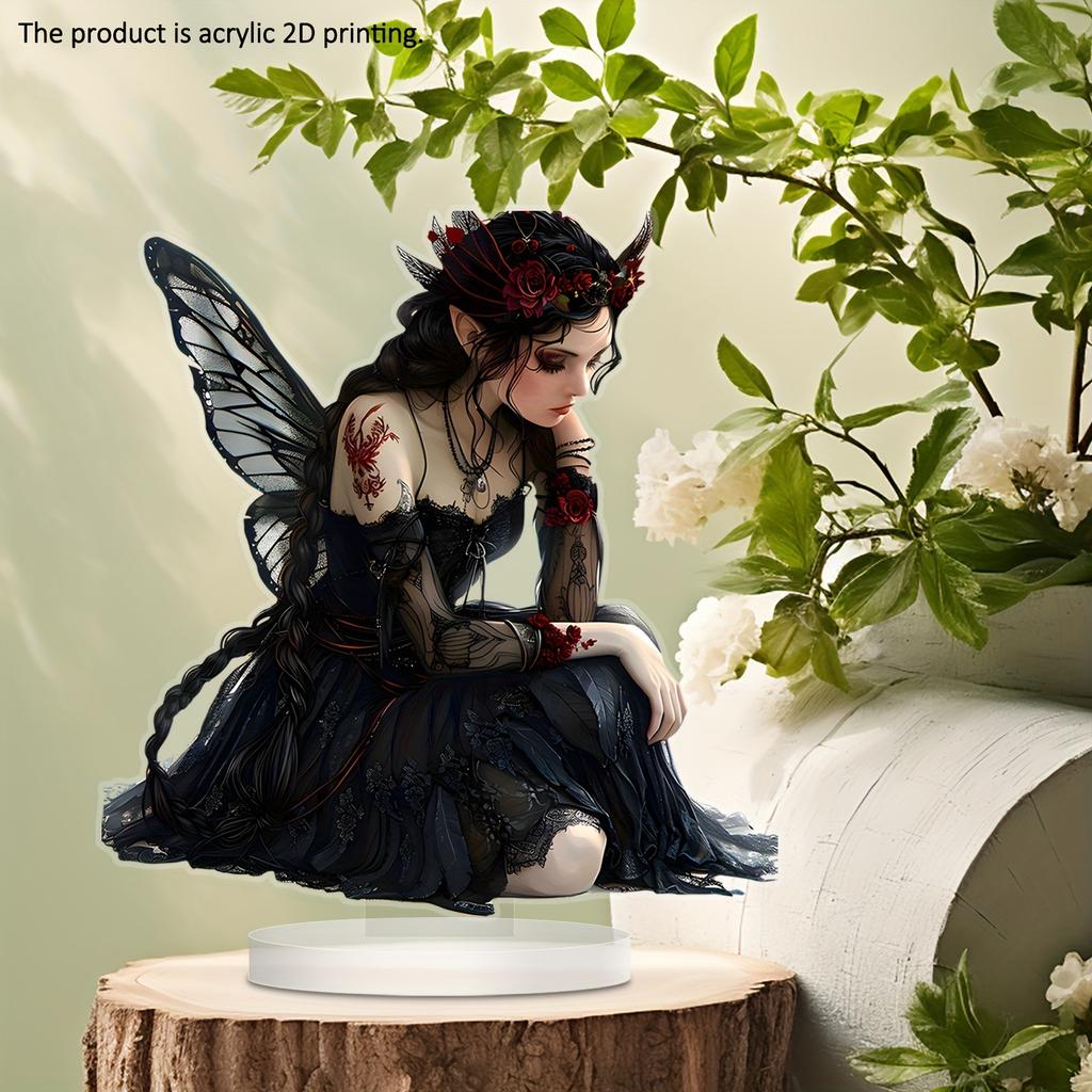 1PCS Black Butterfly Figurines Living Room Decoration Figurine Desktop Decoration And Office Decoration A Holiday Gift for Girls