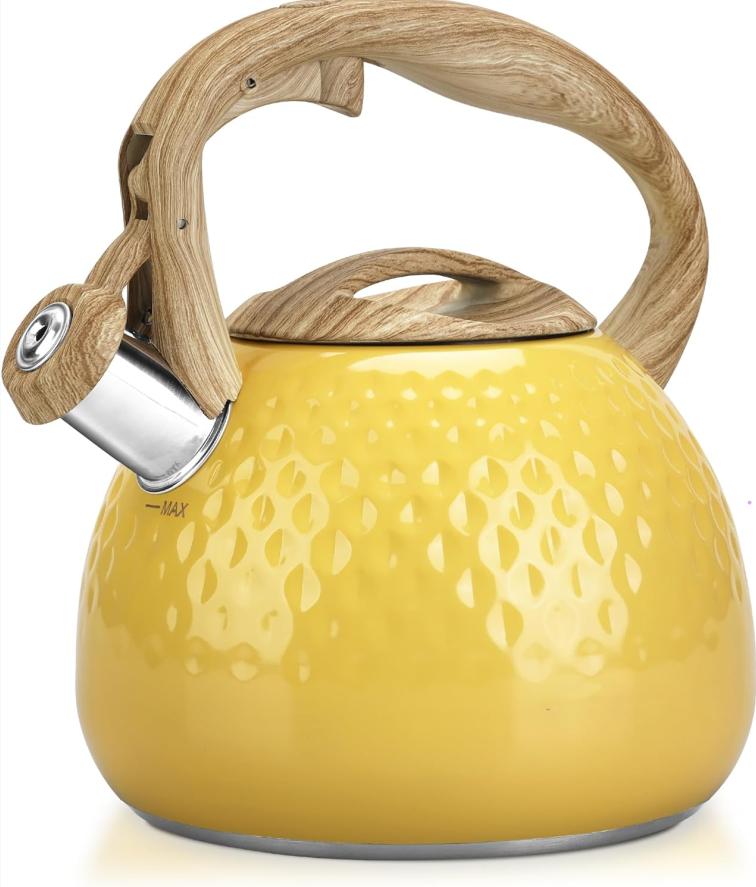 

3.0 л Газовая кастрюля с электрической керамической плитой и индукционным нагревателем - Особенности конструкция без БФА для быстрого кипячения, классический европейский стиль жёлтый