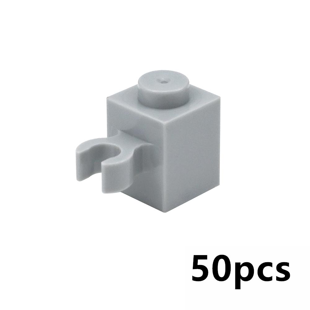 Briques Modifiées 1x1 avec Clip en U Ouvert Briques de Construction Compatibles 60475 Accessoires MOC