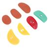 7PCS Pottery Ribs Silicone Shaping Rib Tools for Handcrafting Clay Smoothing and Trimming
