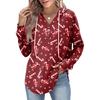 Women's Fashion Women's Lightweight Long Sleeve Pullover With Pockets Preppy Graphic Hoodie