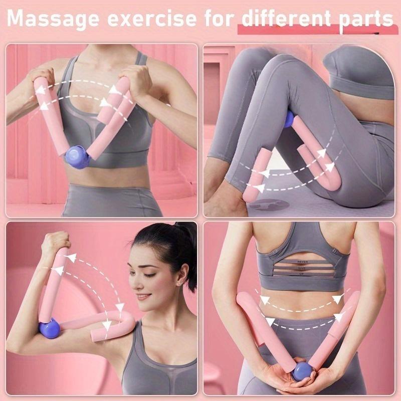 1pc Soft Pink Leg Clamp for Fitness and Training - Comfortable Foam Material, Enhances Muscle Definition, Muscle Training Tool, Workout Accessories