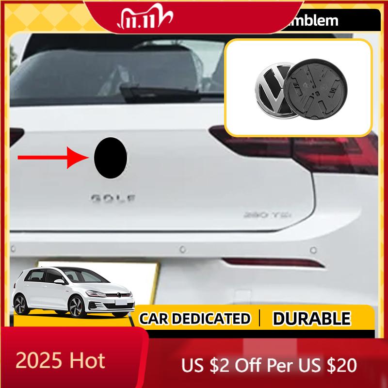 BNN1 Hub Caps For Volkswagen Golf 7.5 MK7.5 Car Styling Front Head Hood Bonnet Emblem Rear Tail Bumper Trunk Badge 5KO853601C VW Acce