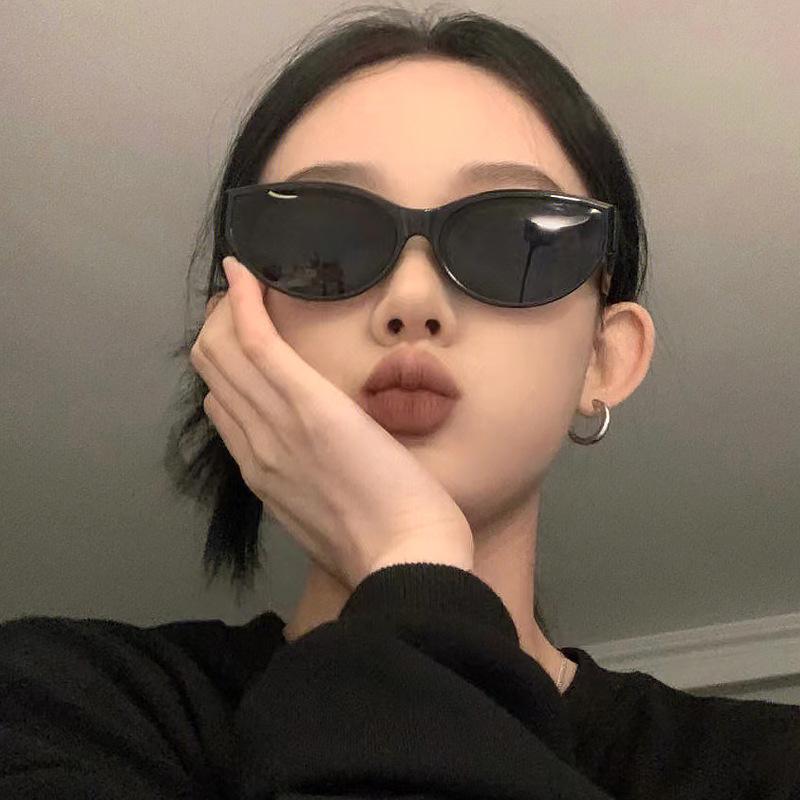 Personalized Black Narrow-Frame Sunglasses Women'S Technology Accessories Sunglasses Fashion High-End Glasses To Take Pictures