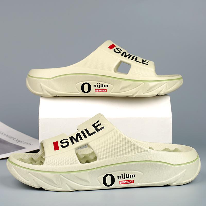 

Летние Новые Мужские Массажные Тапочки Домашние Уличные Сандалии Пляжная Мужская Повседневная Обувь Мягкие Шлепанцы Вьетнамки Мужские Женские Домашние Тапочки 36-37 зелёный