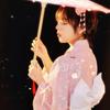 Dámské japonské kimono a yukata šaty pro formální fotografování