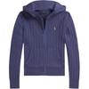 Polo Hoodie FW25 Solid Color Logo Embroidery Knit Hooded Kids Hoodies Dark-Blue CWPOSWEG6820546-400