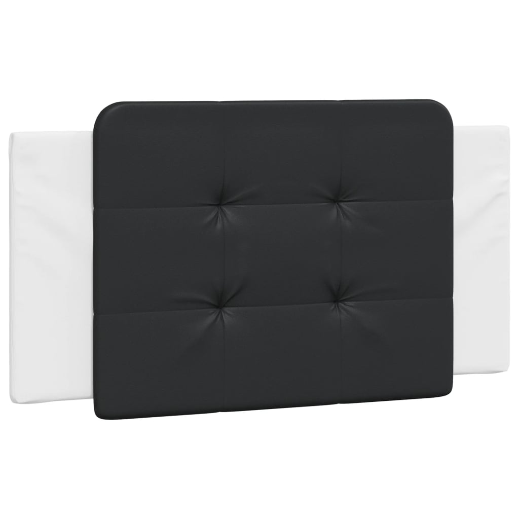 Vidaxl Headboard Cushion, Black-White, 100 Cm, Faux Leather