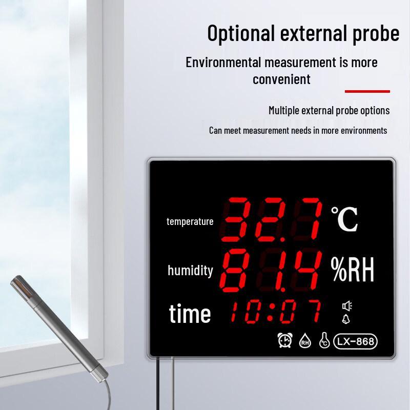 BODFOU HC Digital LED Temperature and Humidity Meter