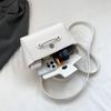 IELGY Niche Design Handbag, Simple Texture Lychee Pattern Versatile Messenger Bag