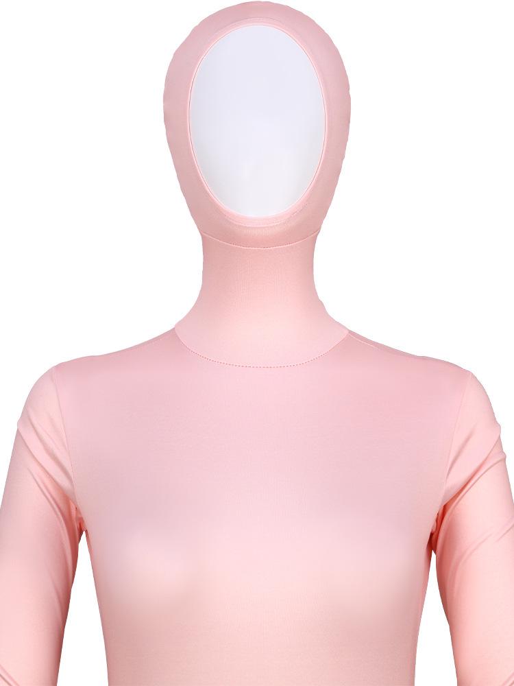 Orange Women's Full Body Zentai Suit for Stage Performance