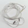 0.78mm Pin Silver Plated Sound Cable Braided PVC Design for TF10 Enhances Music Quality and Secure Connection