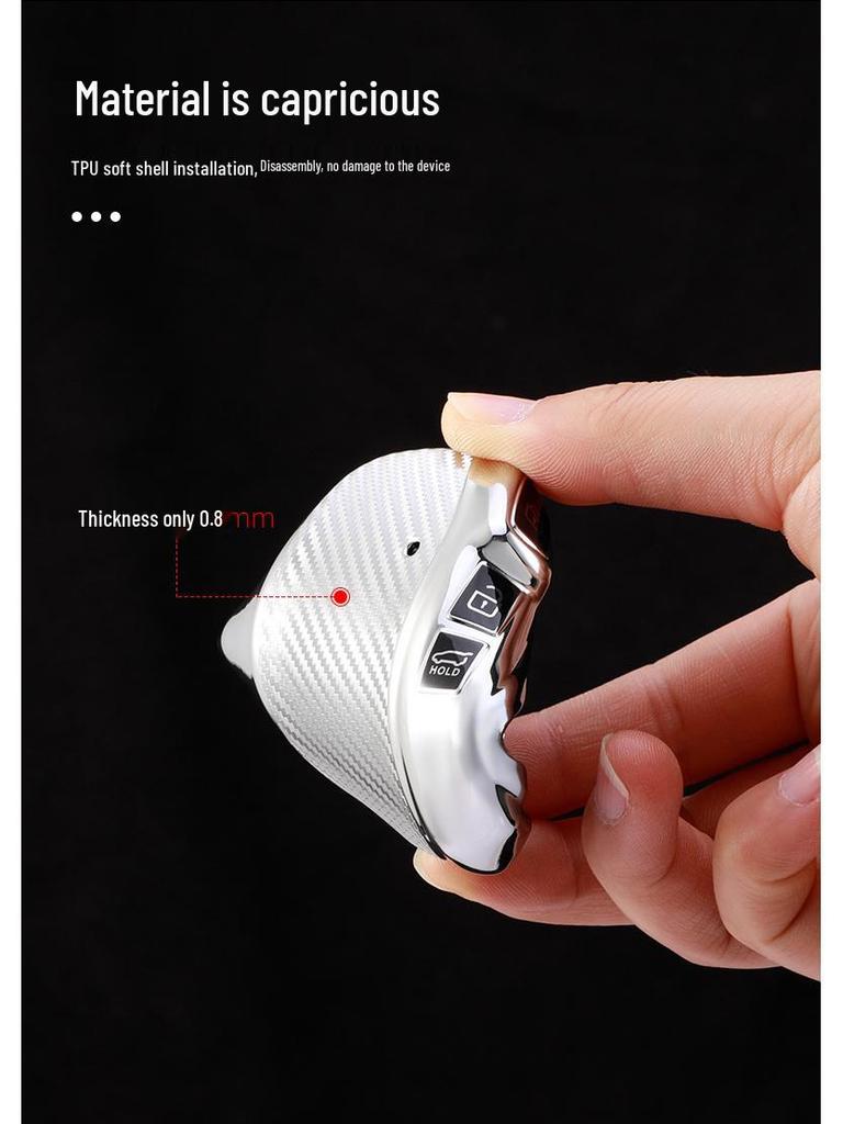 Kia Key Cover: Carbon Fiber Protective Shell for K5, New Sportage, Sportage, Aopao 19, and K3 Models