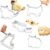 Mold Food Grade Non-stick Heat-resistant Reusable Decorative Stainless Steel Fondant Sugar Craft 3D Biscuit Cutter Mold Kitchen
