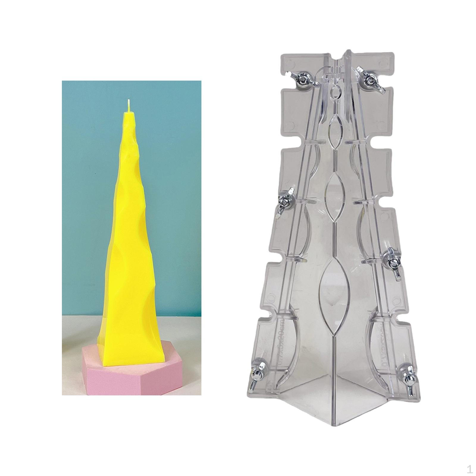 

Candle Pillar Dinner Irregular for Resin Casting Epoxy Church Soap Making 5x20cm