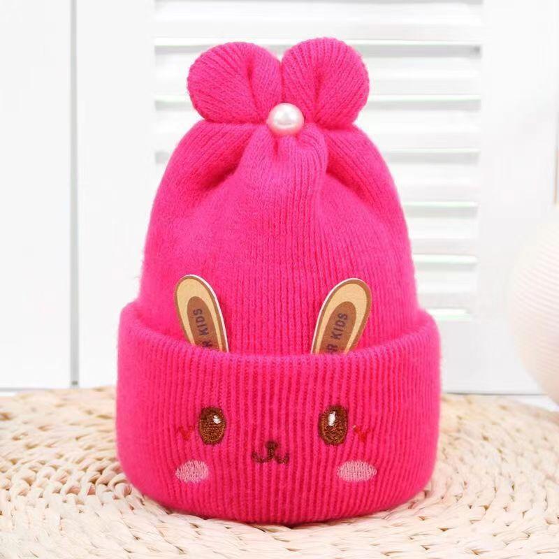 Newborn Baby Hat Baby Hat 0-6 Months Boy and Girl Baby Hat Warm Double Layer Children's Hat