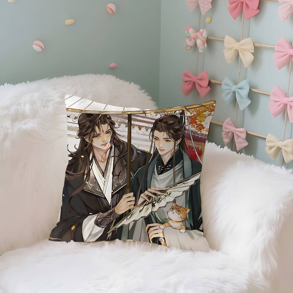 

Система самоспасения подонка-злодея Чехол Плюшевая ткань Мягкая наволочка Двусторонняя печать Наволочка Подарки для дома 16x16Inch