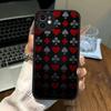 Poker For iPhone 11 12 13 14 15 16 Pro Max Plus Matte Translucent Phone Cover