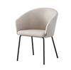 LUMO Upholstered Chair, Beige Fabric