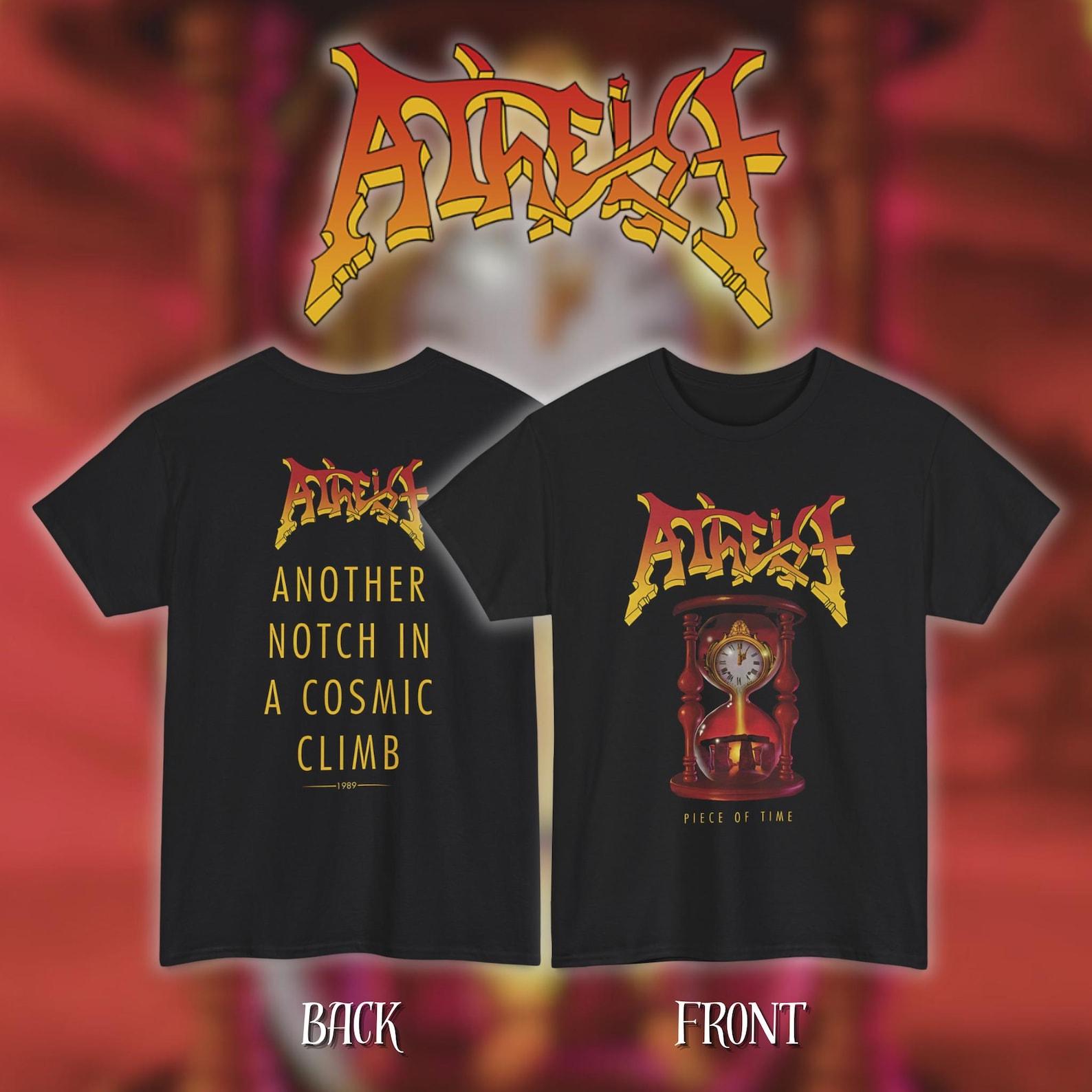 Atheist - Piece Of Time | Gildan Heavy Cotton Tee | Size- S, M, L, XL, 2-3 XL 3XL
