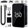 Portable Air Compressor - AIMOONSA - Mini Electric Inflator - 150 PSI - 6000mAh - LED Display Auto Shut-off