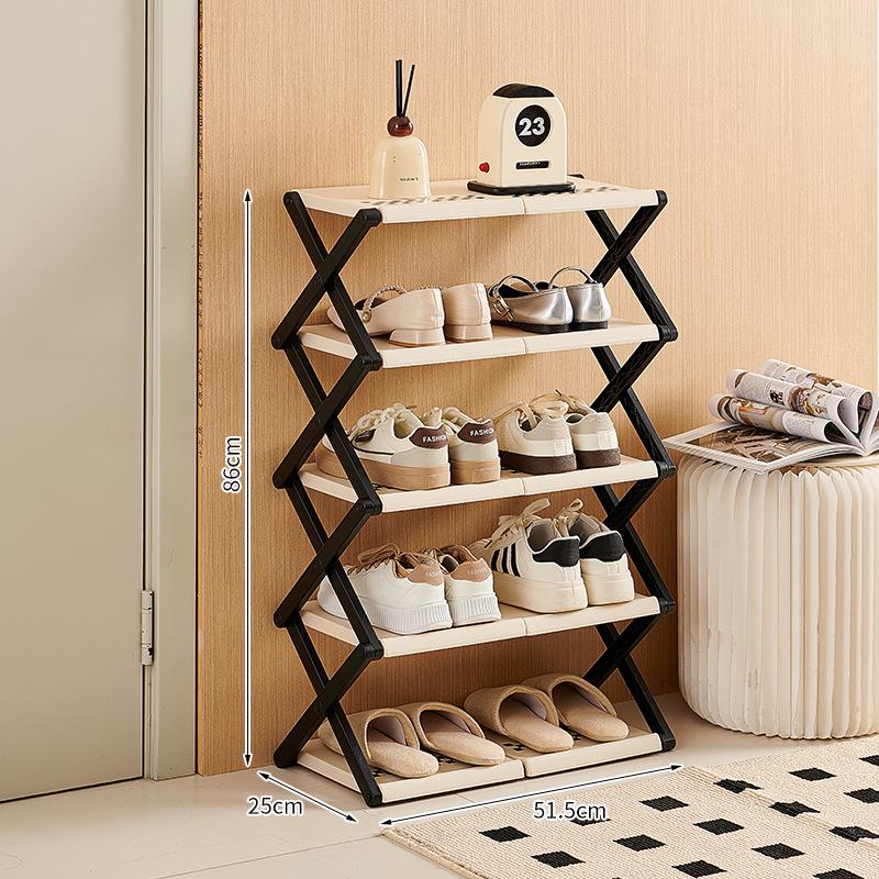 

Складная многоярусная обувница: Не требует установки, идеально для общежитий и домов