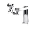 Mechanischer Arm Universeller Wasserhahnverlängerer Waschbecken, Multifunktionaler Vollkupfer Drehbarer Haarwaschhahn, Verlängerter Universeller Wasserhahn