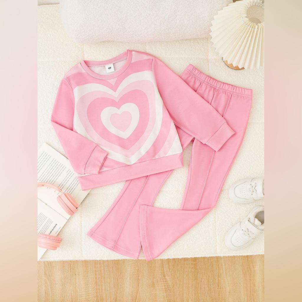Kids' Long-Sleeve Top Set - Casual, Stylish & Versatile Children's Outfit