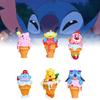 Adorable Disney Winnie The Pooh Strawberry Ice Cream Cosplay Doll Set 9.5cm Pvc