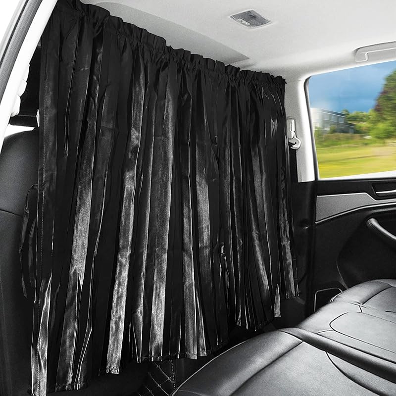 ZATOOTO Suede Car Window Shades 4PCS - Car Window Covers For Ultimate Privacy, UV Protection, And Heat Ulation, Sun Shade Perfect For Camping,