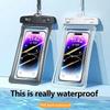 Transparent Waterproof Phone Case Touch Screen Sealed Bag Swimming Diving Phone Cover