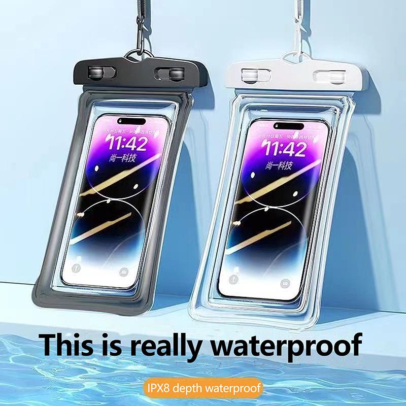 Transparent Waterproof Phone Case Touch Screen Sealed Bag Swimming Diving Phone Cover