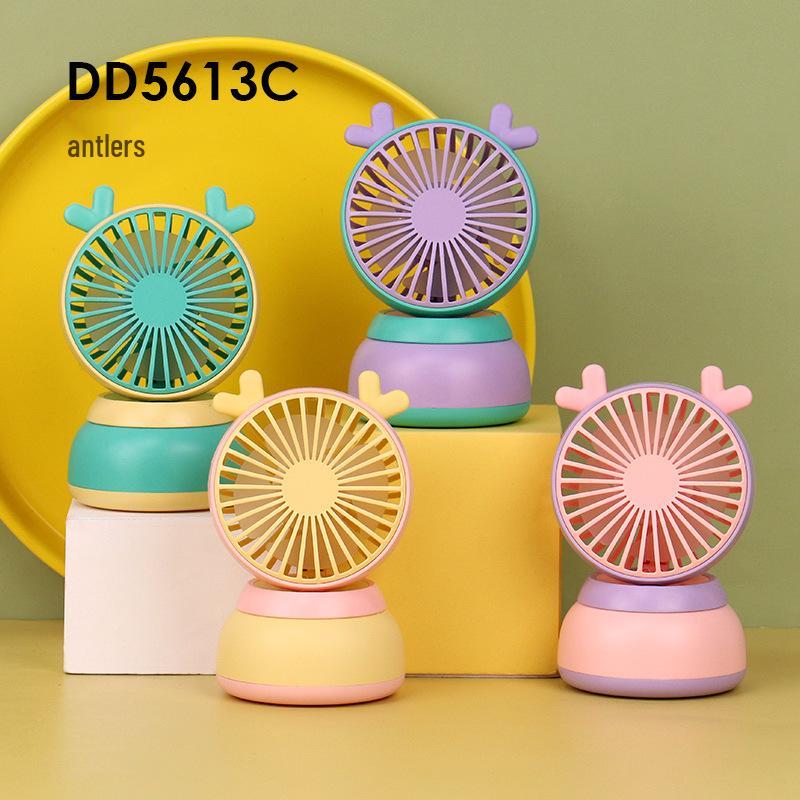 Portable USB Mini Desktop Fan for Home or Dorm - Large Airflow